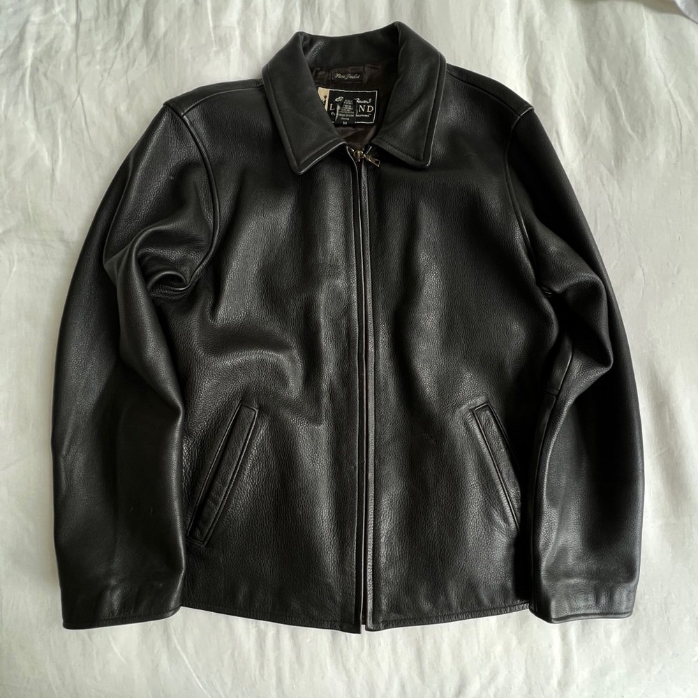 Eddie Bauer Black Leather Jacket